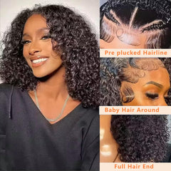 CHUDI virgin human hair wig is heat-friendly and easy to straighten or curl