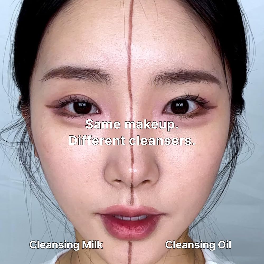 ChungMiJung Aloe Fermentation Milk texture close-up highlighting creamy, non-drying formula for delicate skin.