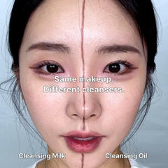 ChungMiJung Aloe Fermentation Milk texture close-up highlighting creamy, non-drying formula for delicate skin.