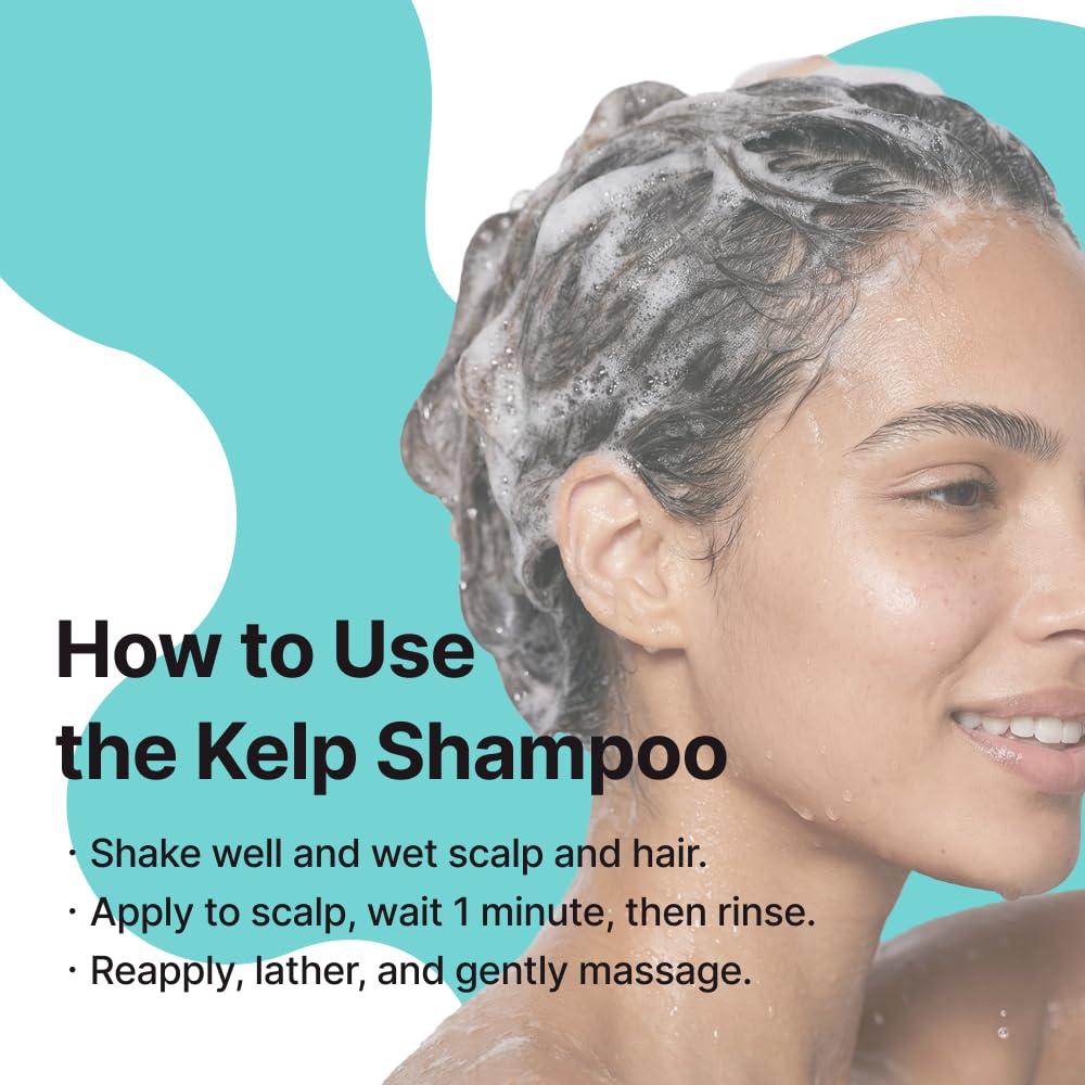ChungMiJung Kelp Shampoo mung bean extract bottle shot supports scalp vitality.