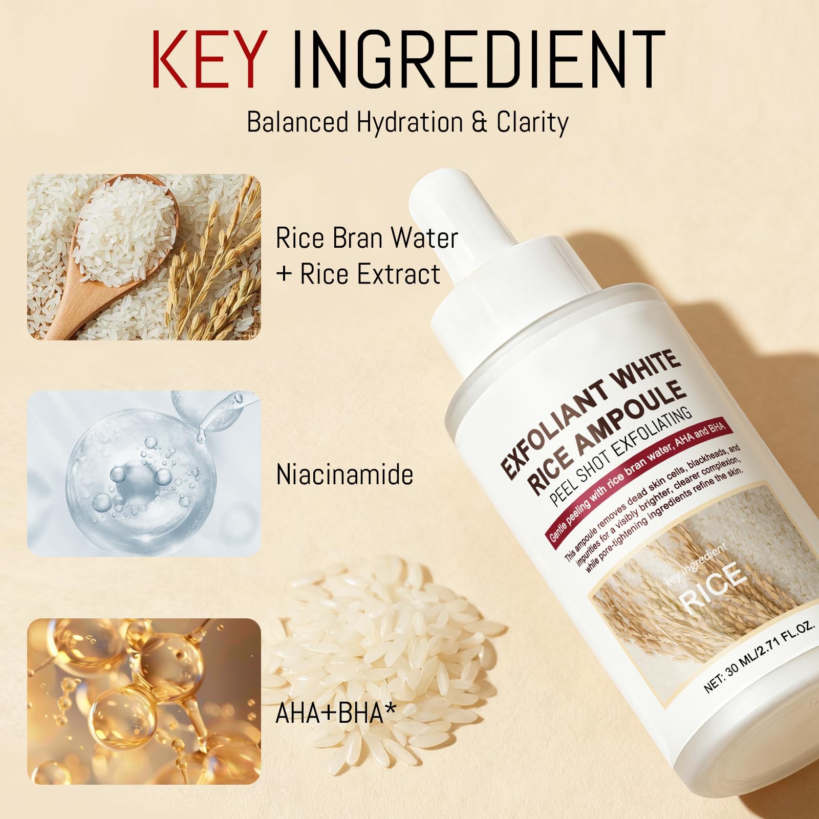 CHZHEN face-body scrub texture close-up highlights gentle polishing for clean pores.