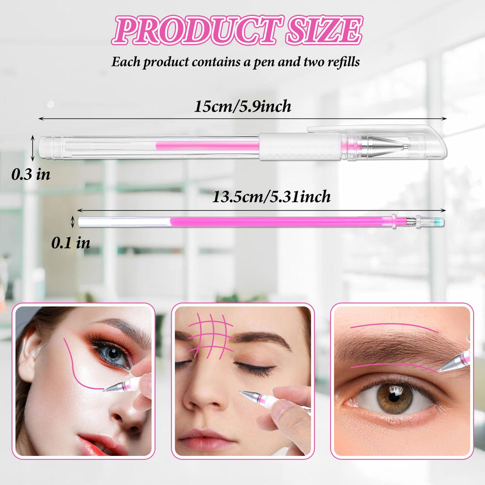 CIATBYYJ brow mapping pen close up with fine tip for hair-like lines