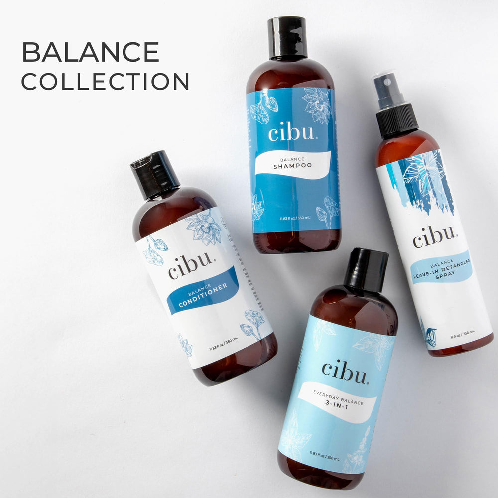 CIBU Balance color-safe hair care suitable for all hair types