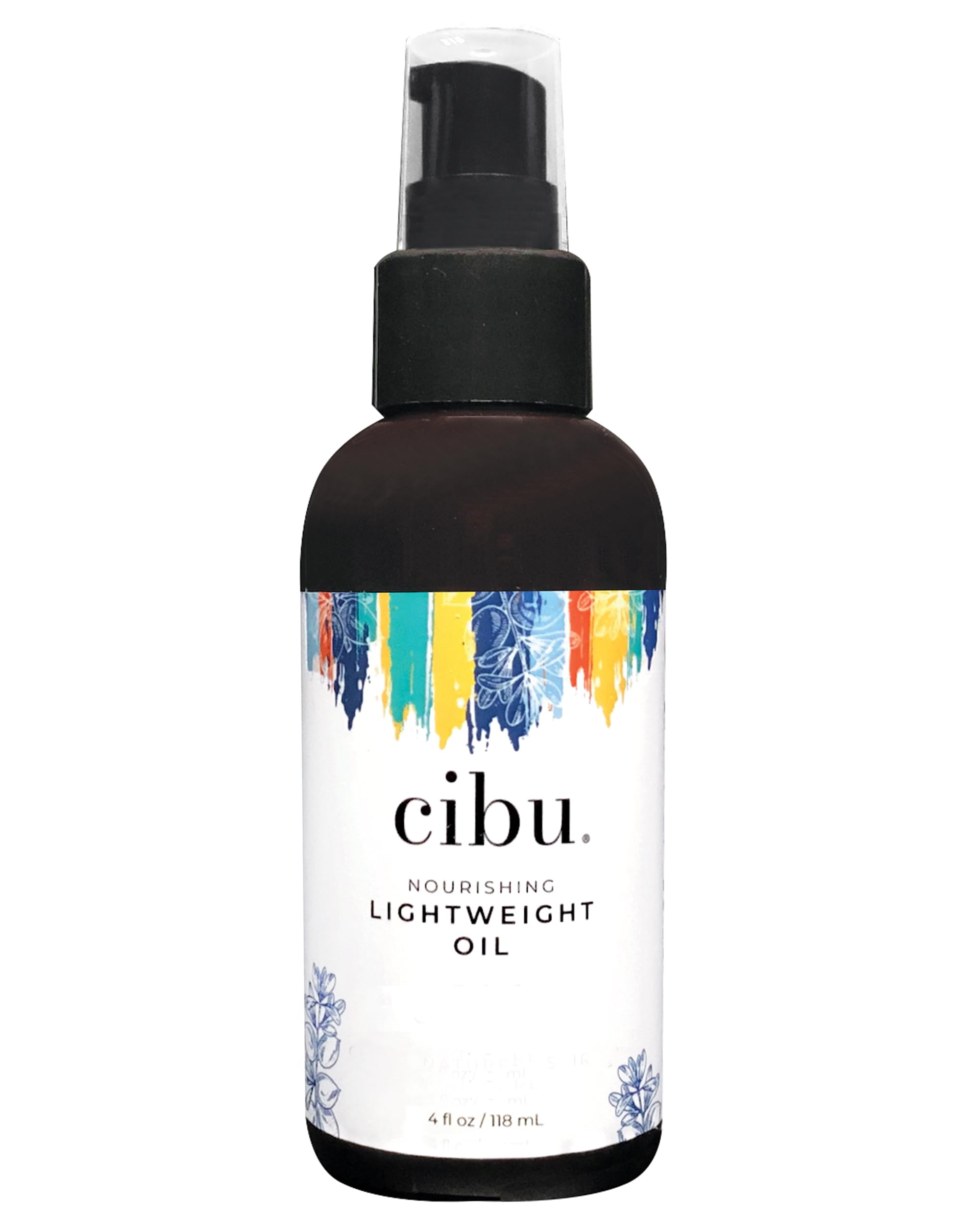 CIBU Nourishing Argan Oil Hair Serum bottle pour for hydration