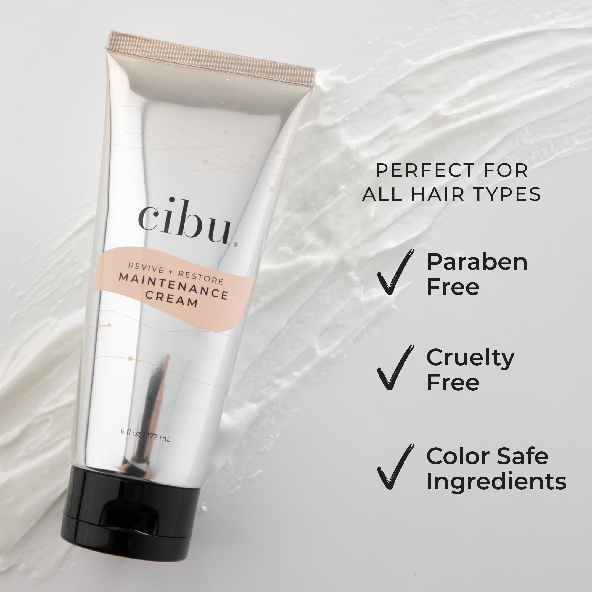 CIBU Revive and Restore packaging emphasizing a clean, cruelty-free formula