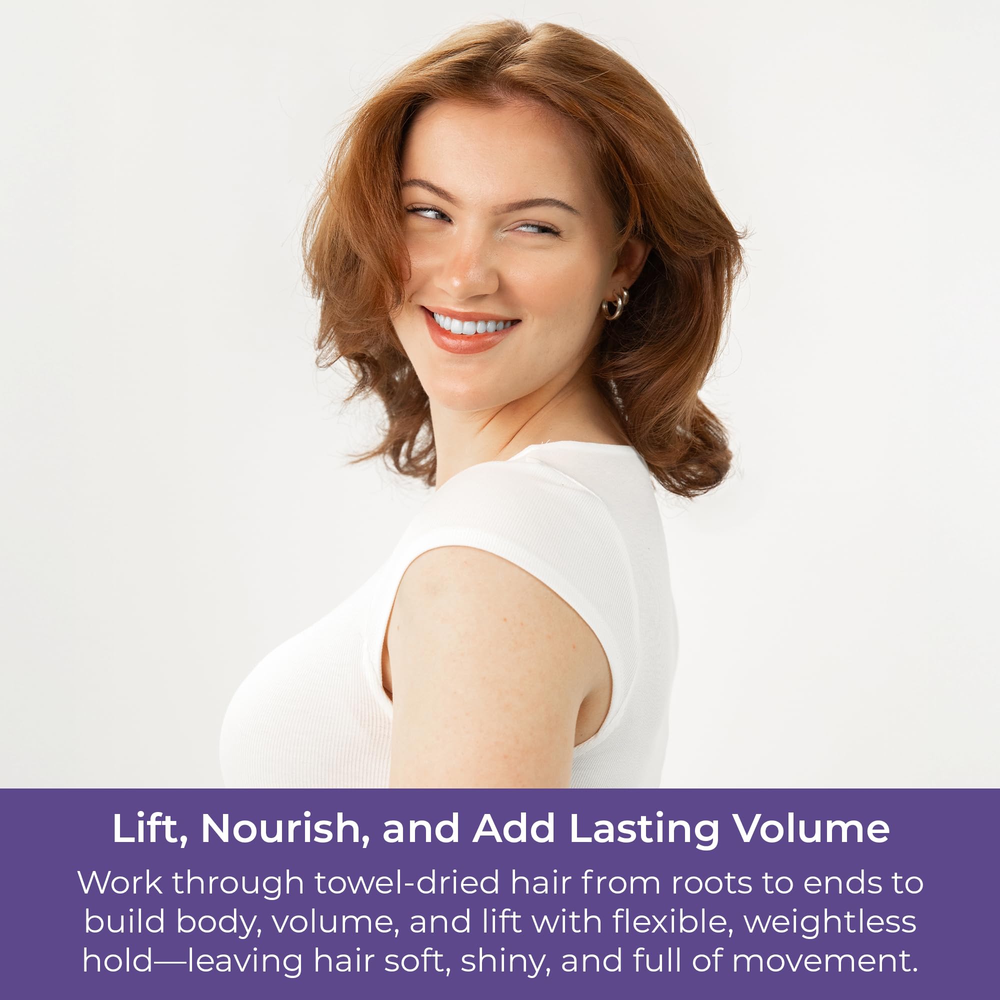 CIBU Volumizing Mousse travel-size packaging for trips and carry-on.