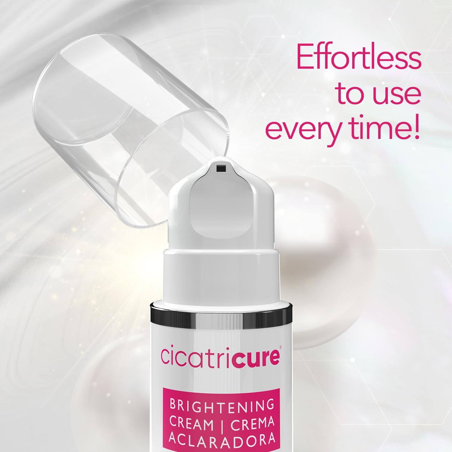 Cicatricure anti-wrinkle Q Acetyl 10 close-up on bottle