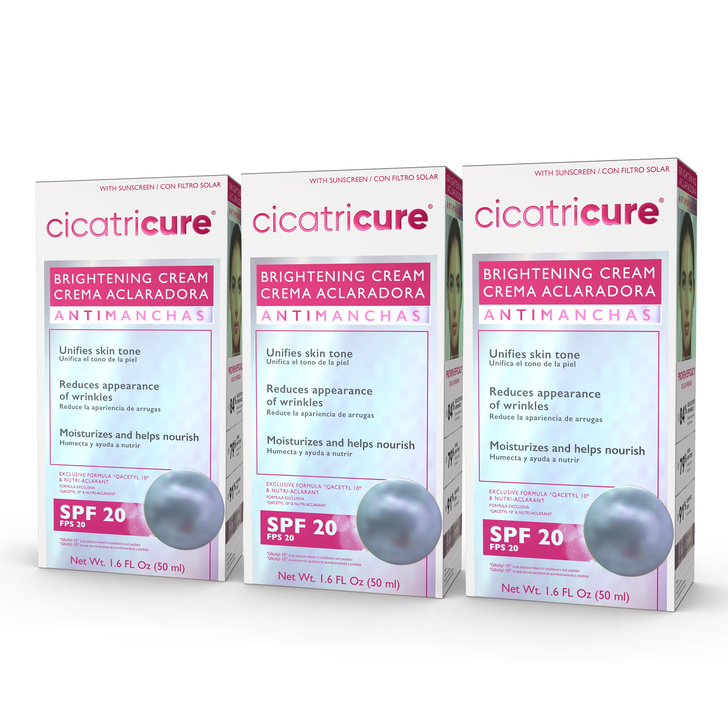 Cicatricure brightening face cream tube for radiant, even-toned skin