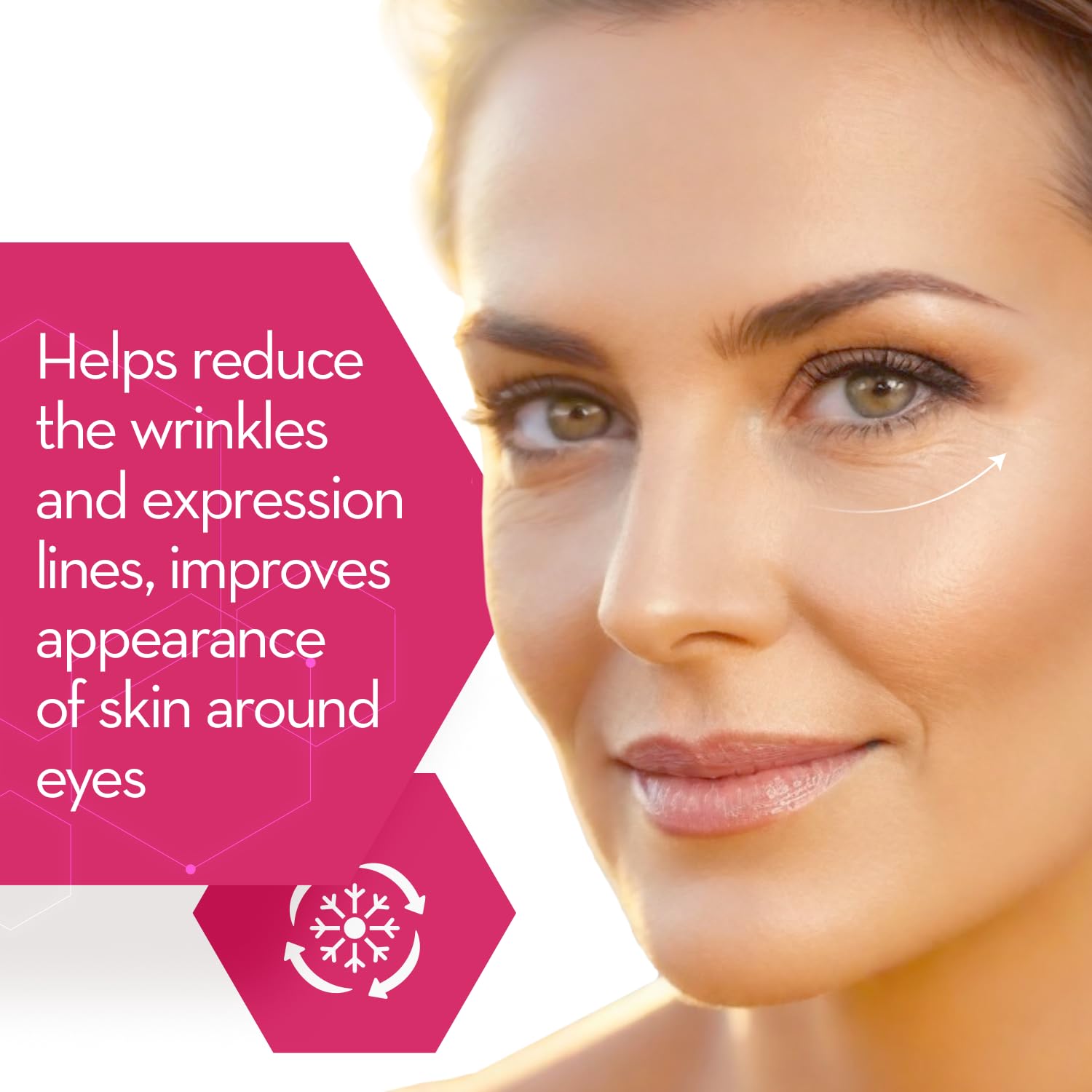 Cicatricure silky smooth eye skin with continued use