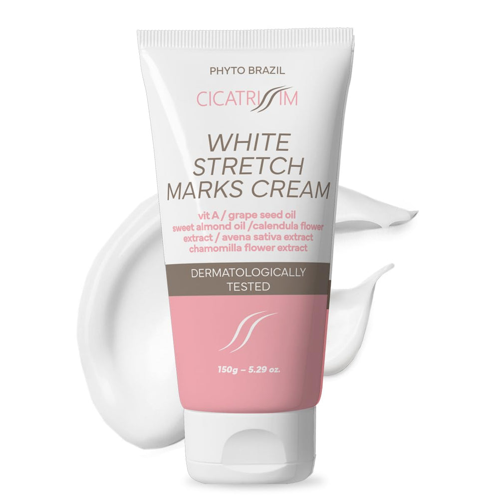 Cicatrissim White tube closeup showing smooth texture for older marks.
