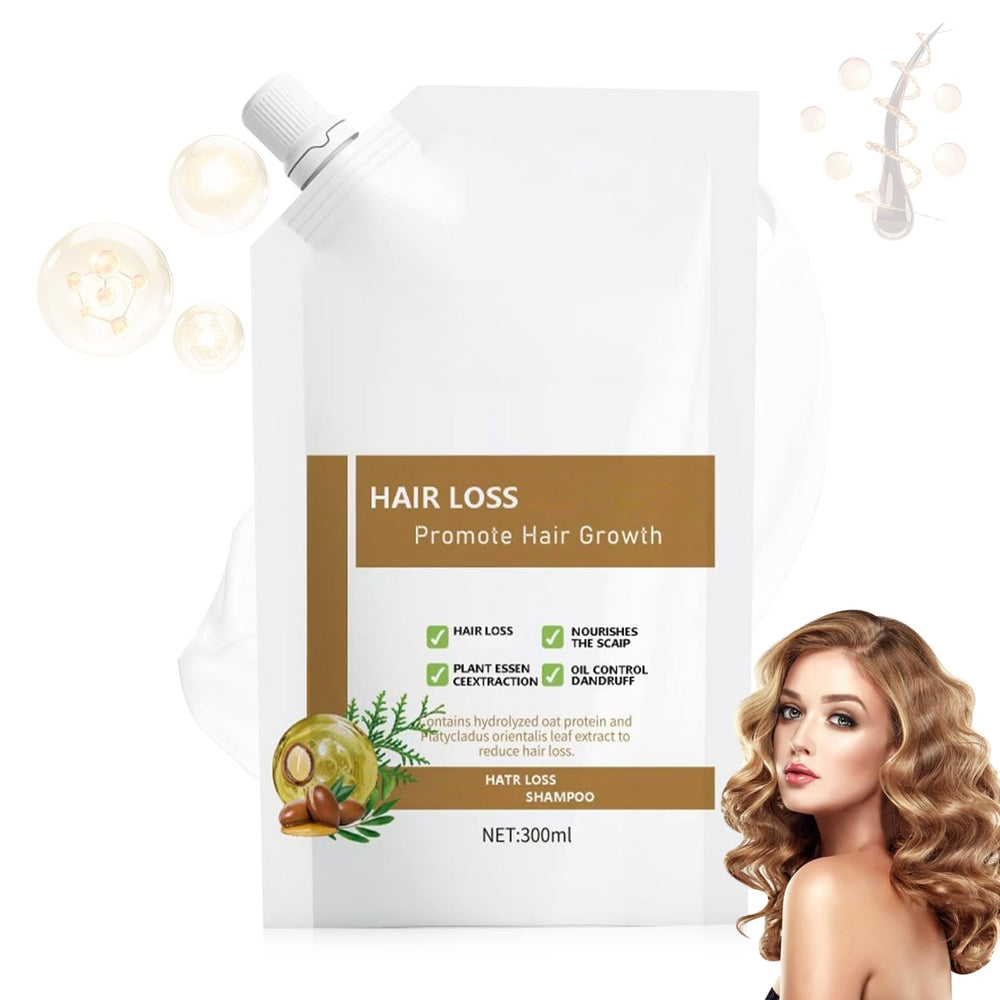 CidnMatd anti-hair fall shampoo bottle showing a hydrating formula for healthier hair