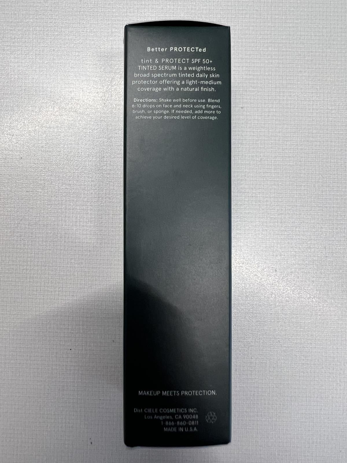 Ciele Tint & PROTECT SPF 50+ natural finish image shows seamless, breathable complexion.