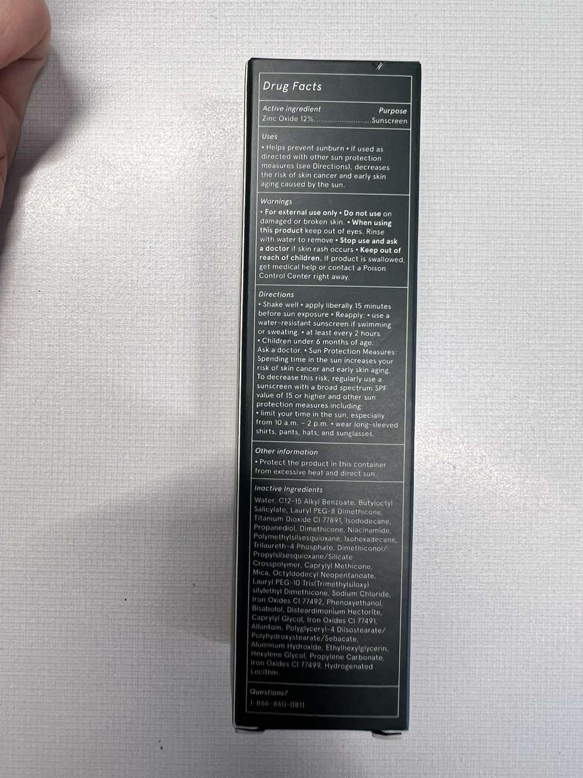 Ciele Tint & PROTECT SPF 50+ swatch texture application demonstrates buildable coverage.