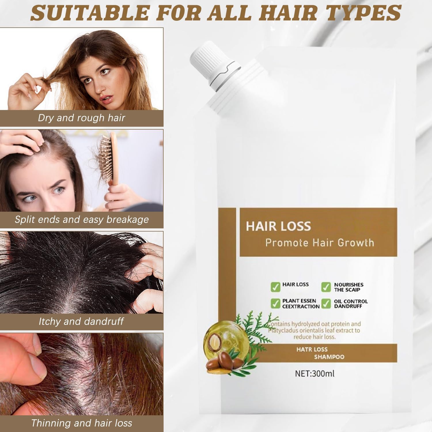 Ciirvoe shampoo is suitable for all hair types, offering gentle care.