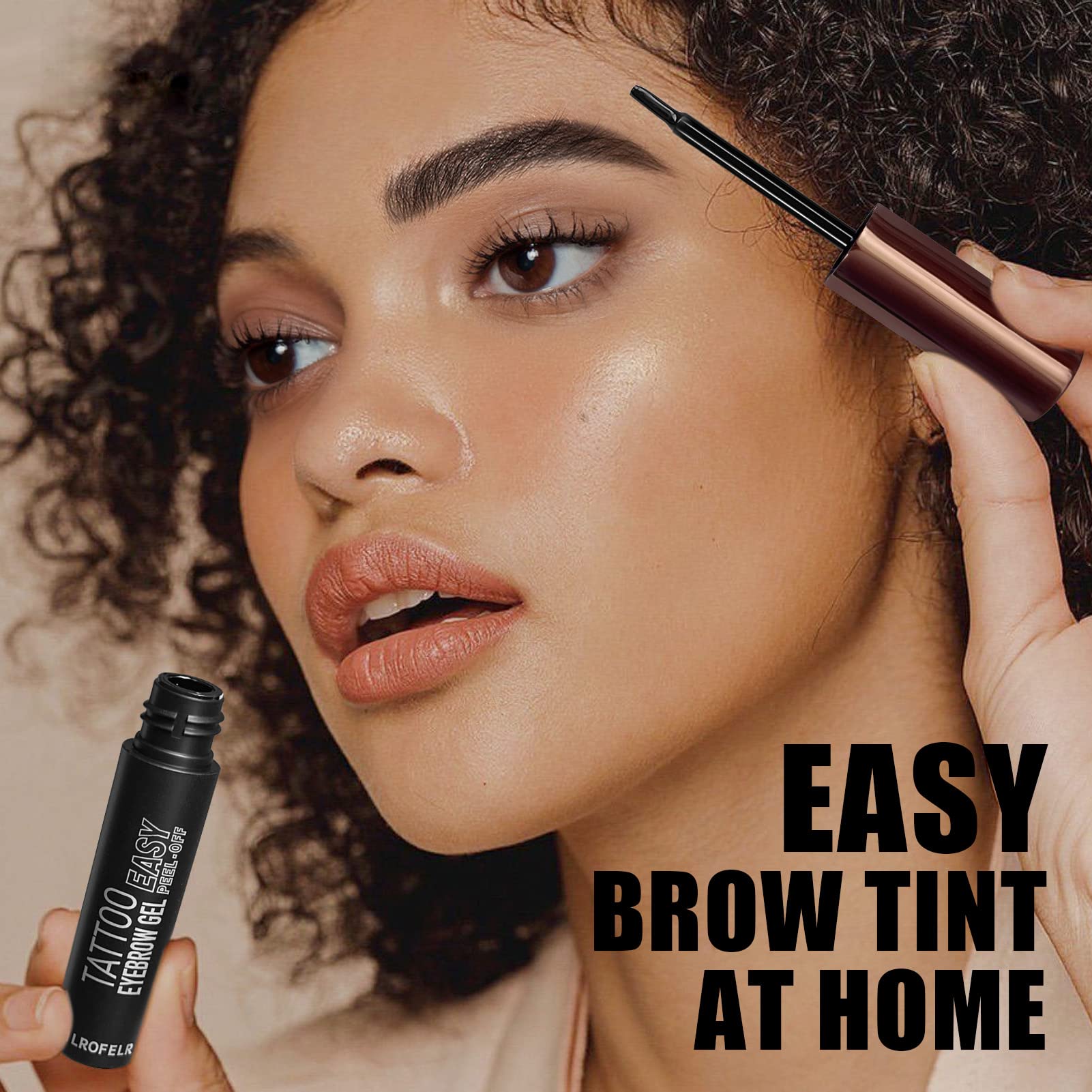 Two-pack Cilrofelr brow gel set for home use and travel