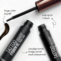 Cilrofelr Tattoo Brow Gel wait time 20 minutes for even, long-lasting tint.