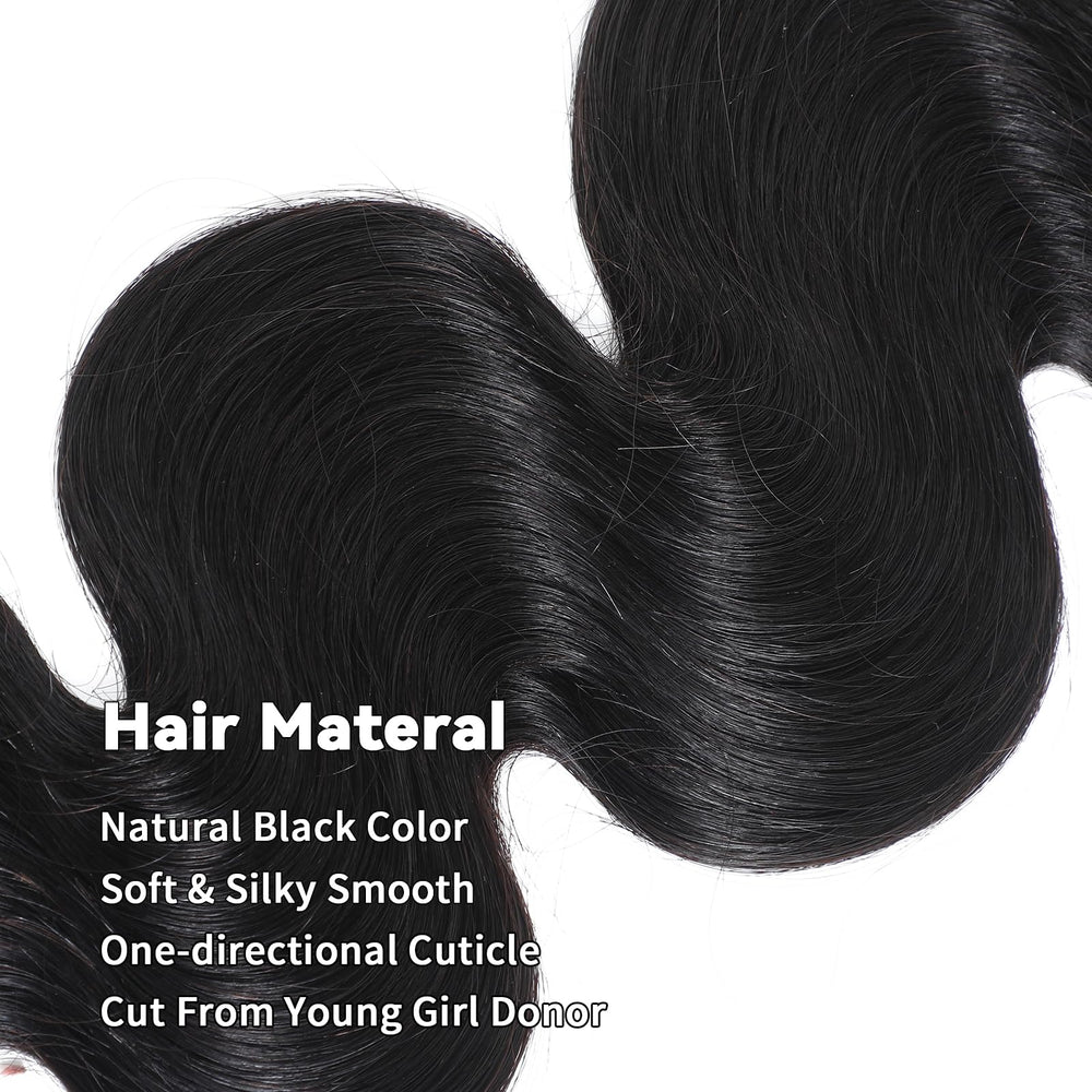 Ciracevi 24in raw Indian hair for long-lasting fullness and shine.