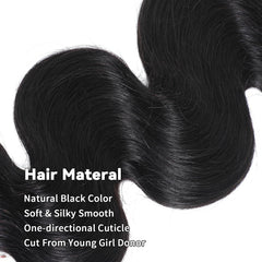 Ciracevi 24in raw Indian hair for long-lasting fullness and shine.