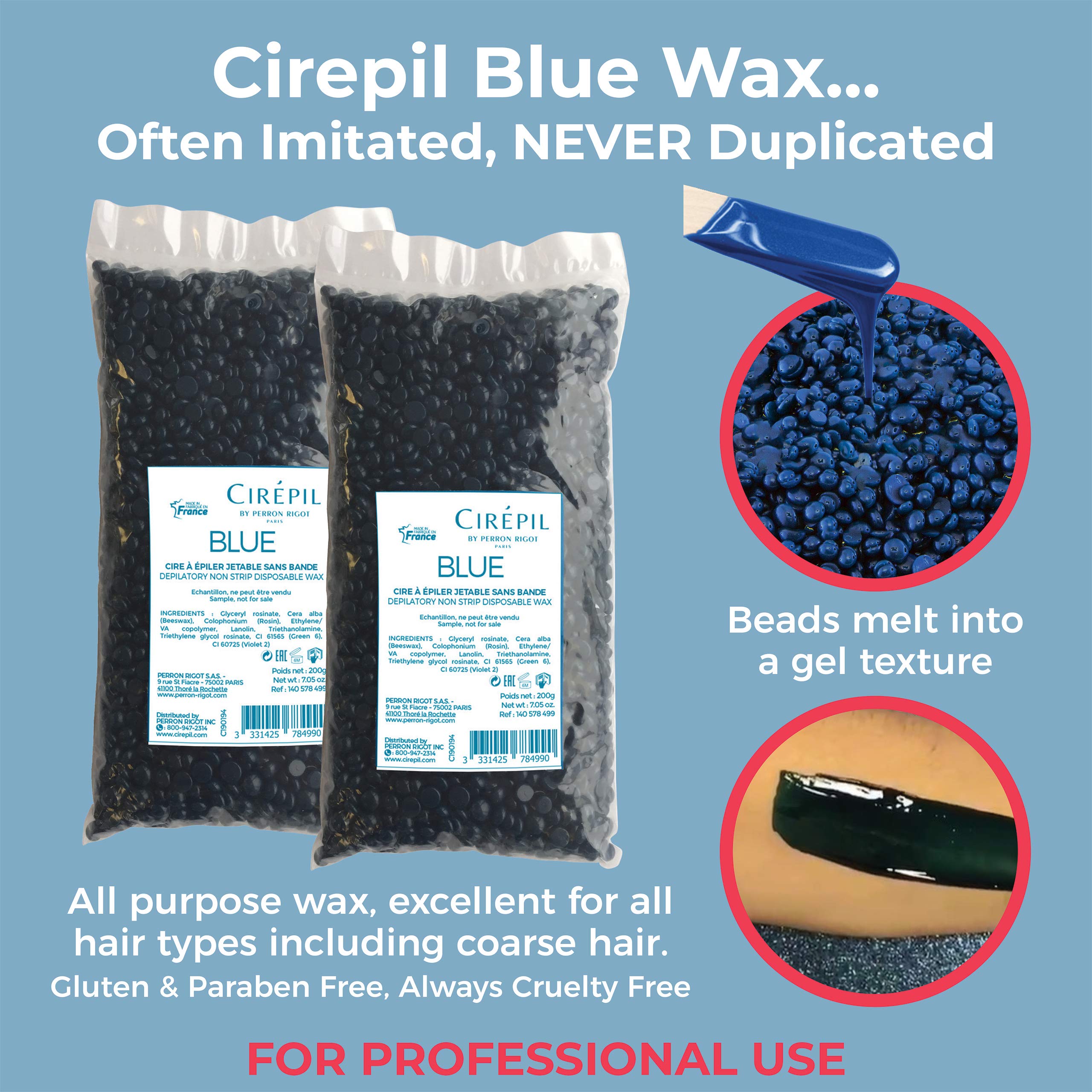 Cirepil 400g empty tin for wax storage and reuse.