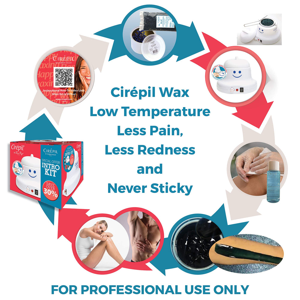 Cirepil Blue Lotion for skin prep before and after waxing.