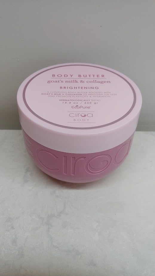 Ciroa Body Butter cream texture swatch showing rich hydration and luxe feel.