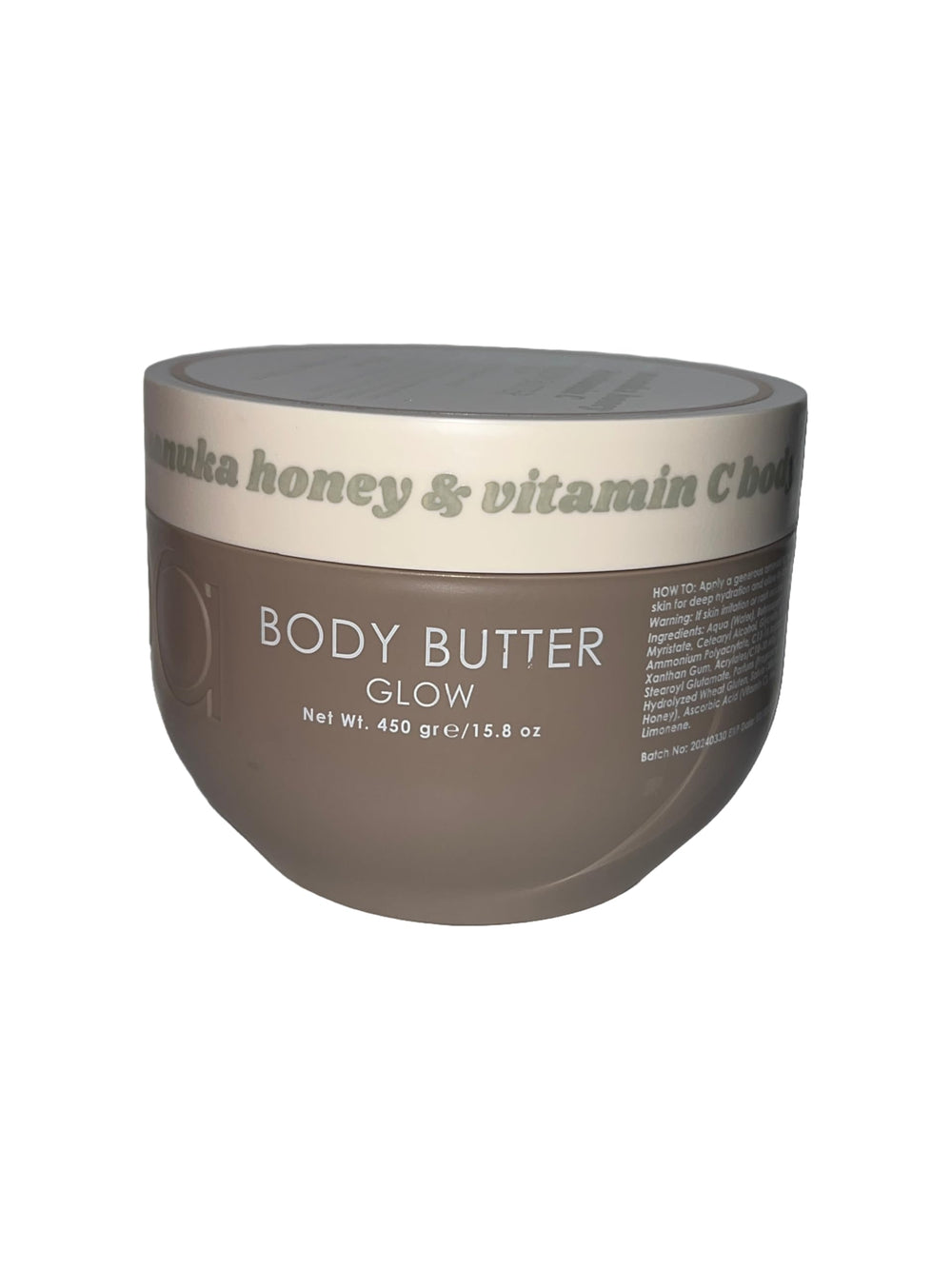 CIROA body butter glow being applied for a hydrated glow.