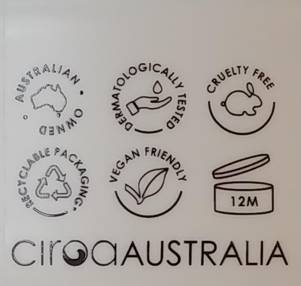 Ciroa Body Butter texture swatch, creamy and velvety on skin.