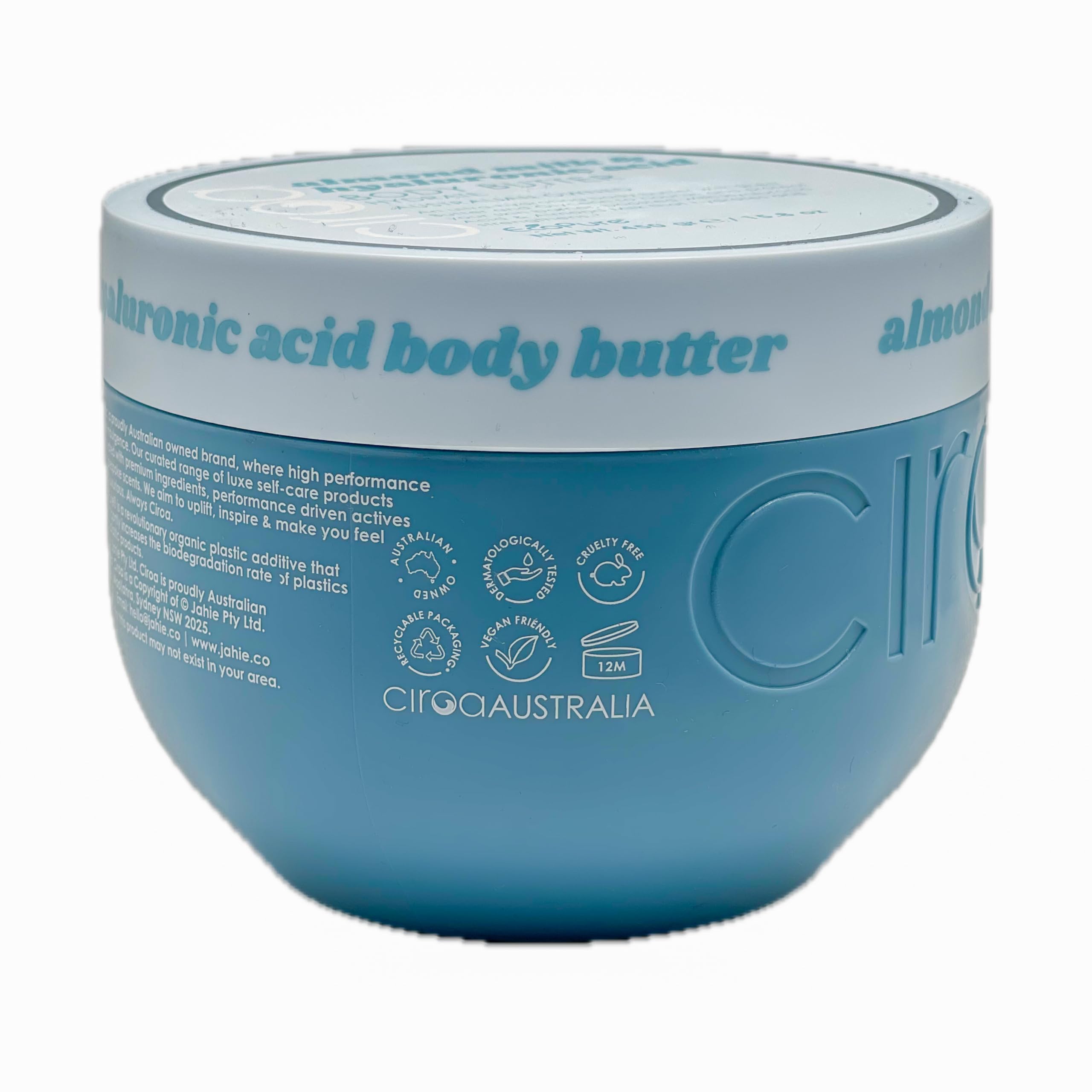 Ciroa butter being massaged into skin in a demonstration