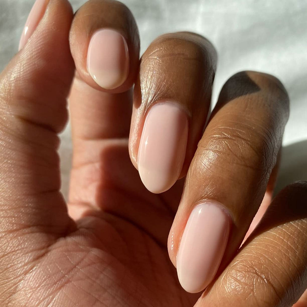 Cirque Colors Chiffon nails show a minimal, natural look perfect for everyday wear.