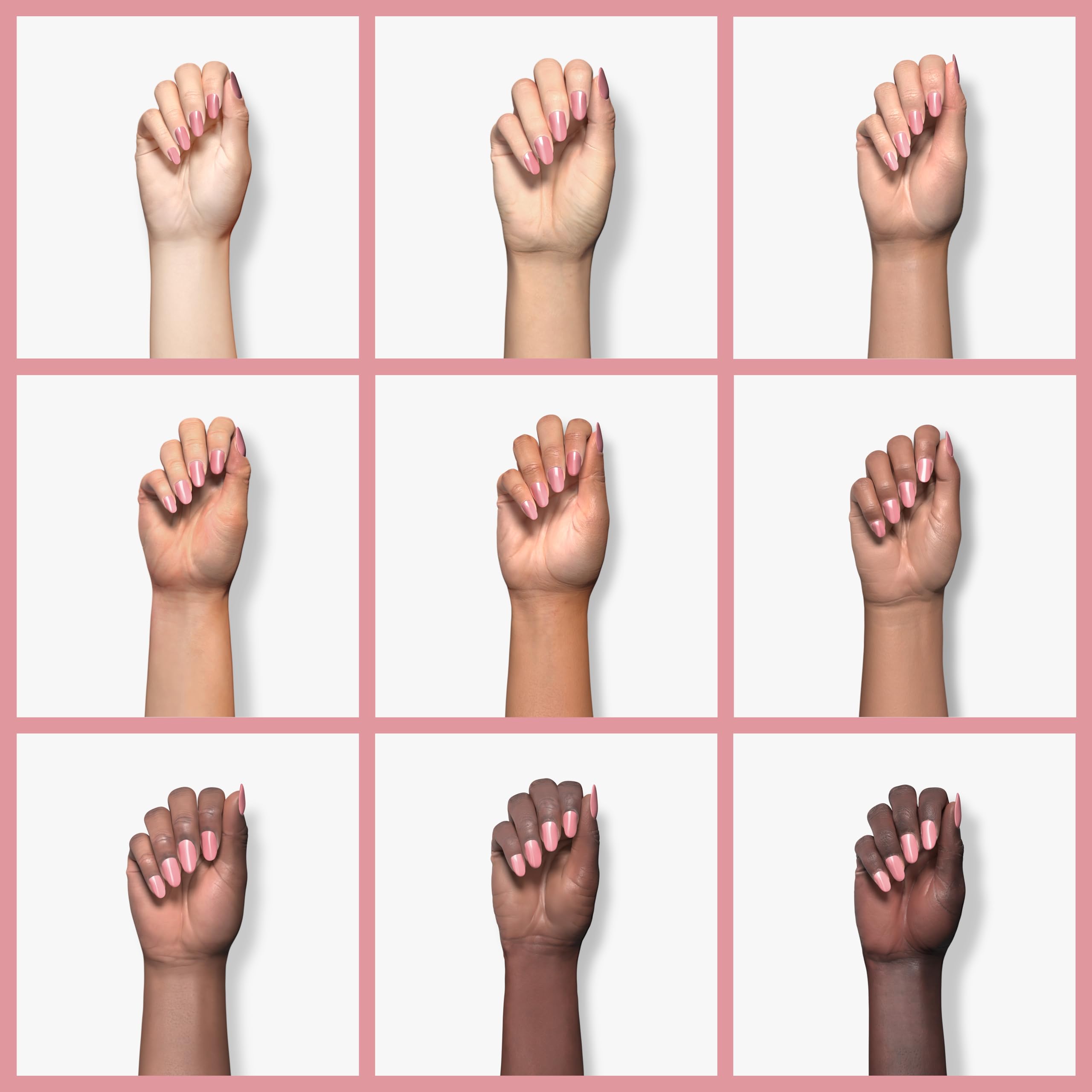 Cirque Colors Rose Jelly on nails demonstrates easy 2–3 coat application for depth