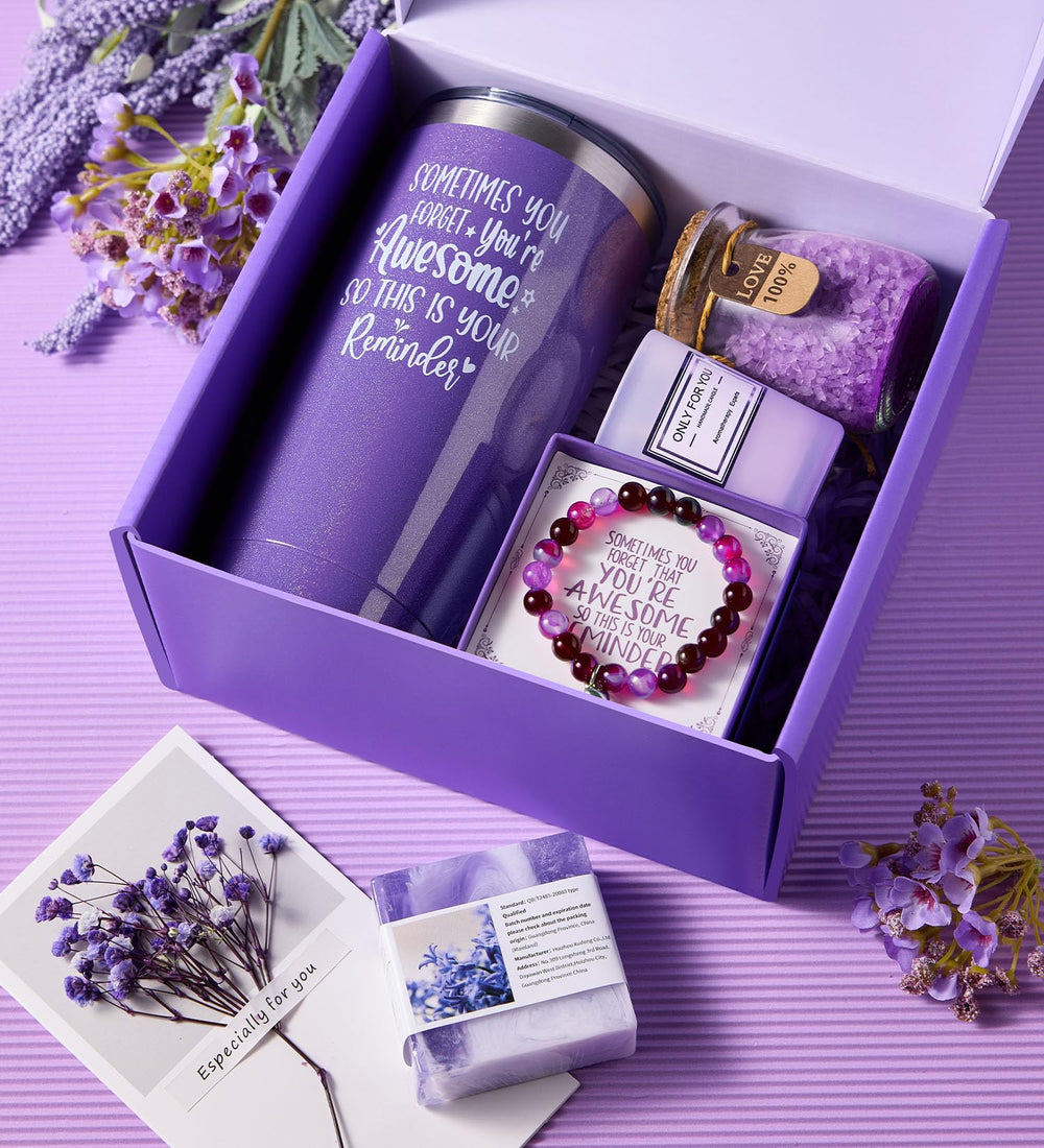 CITTA Lavender Spa Gift Set overview shows all included components.