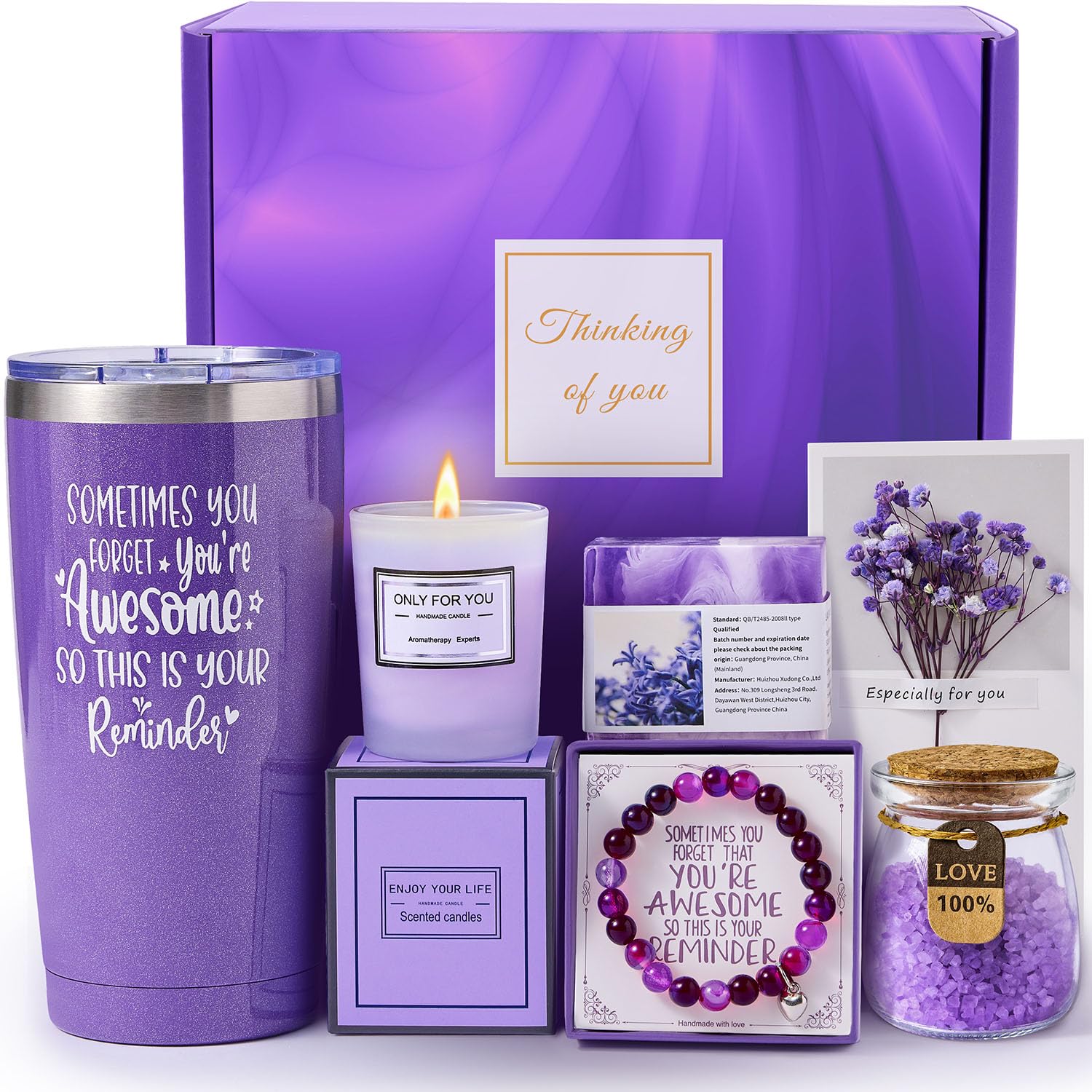 CITTA Lavender Spa Tumbler for daily motivation and stylish hydration.