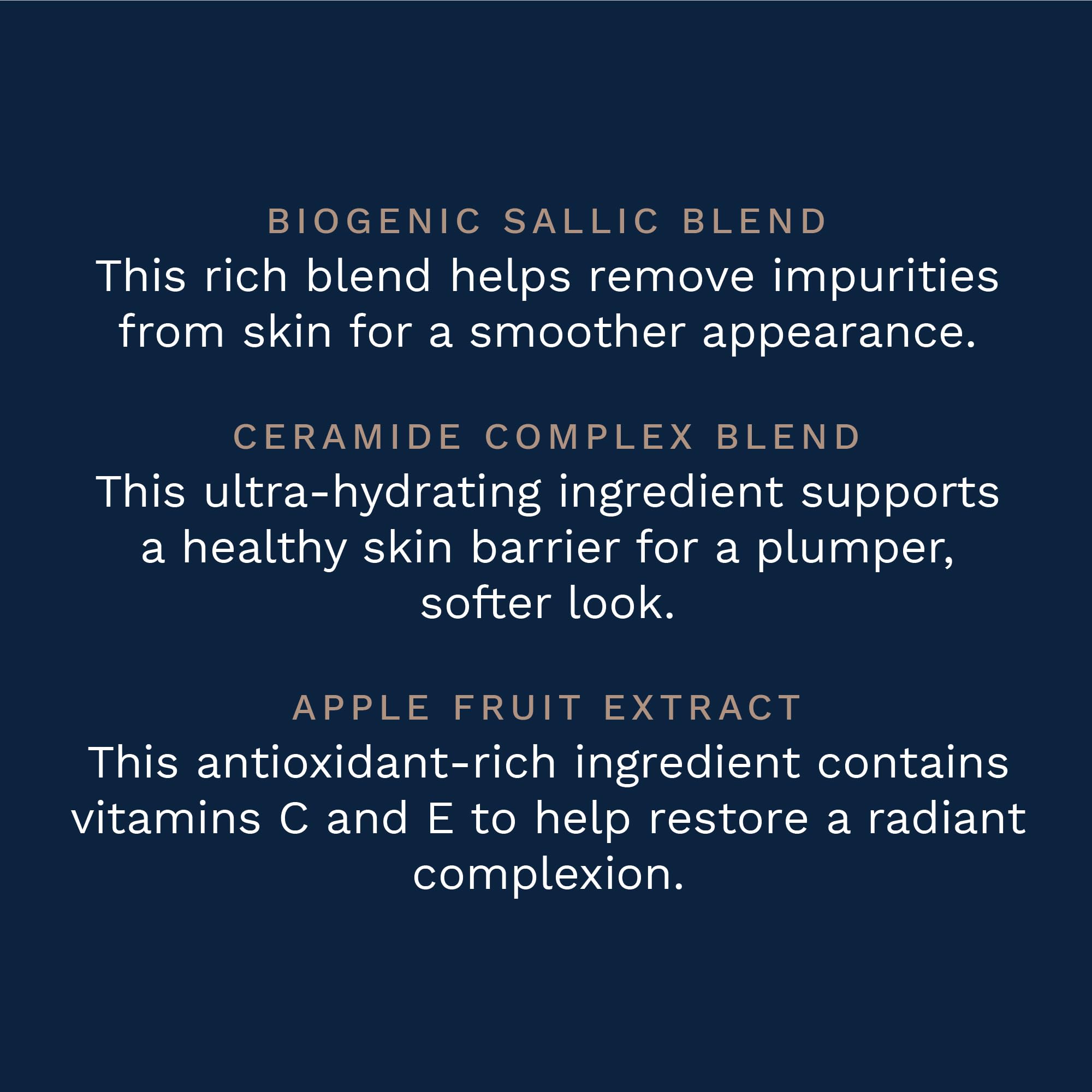 Illustration of City Beauty ceramide complex and apple extract for radiance.