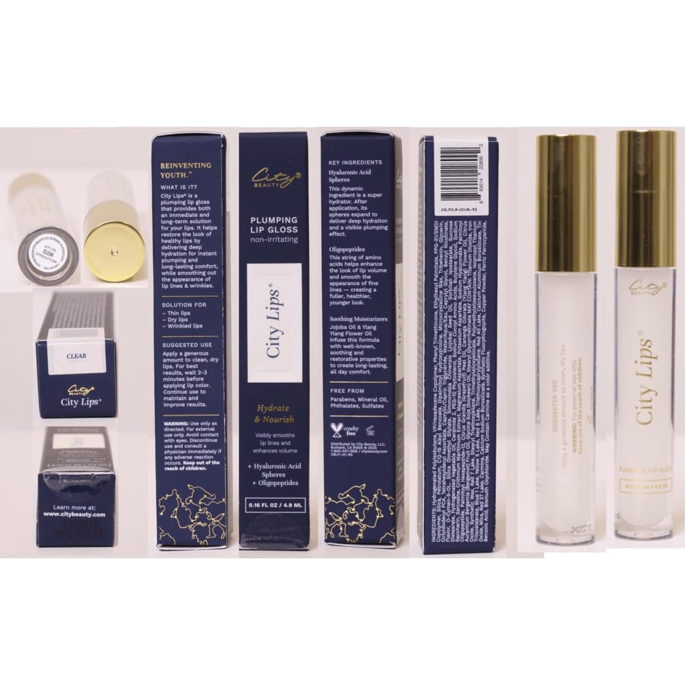 Packaging with cruelty-free label confirms City Lips Clear ethical stance.