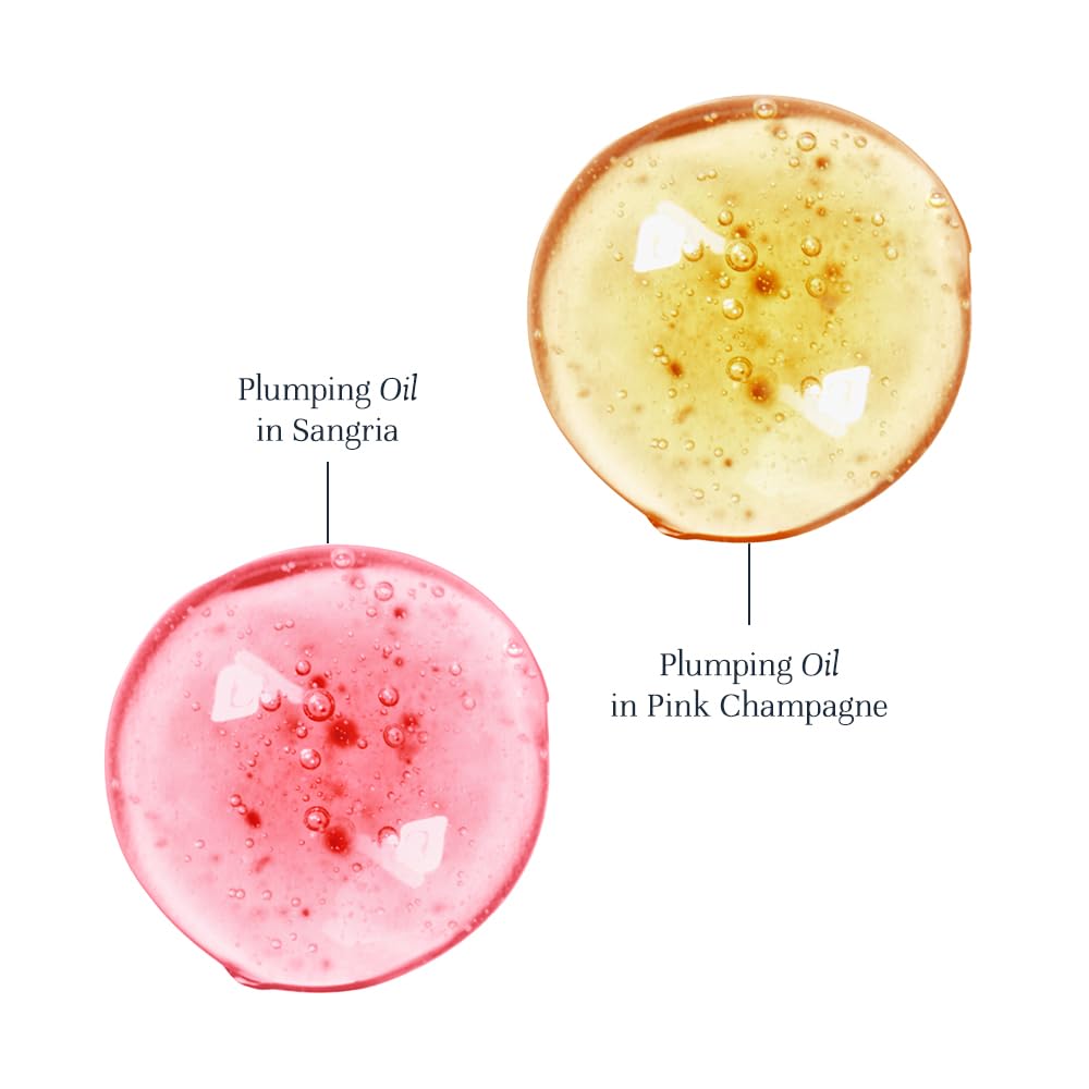 City Beauty City Lips Plumping Oil swatch implies gradual plump and hydration.