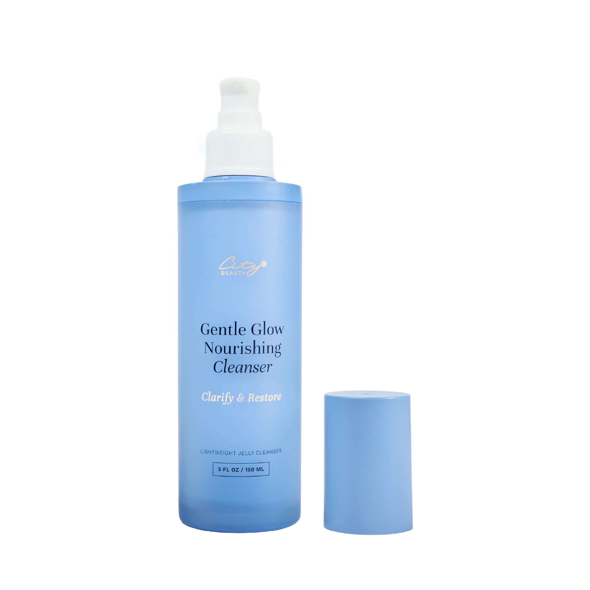 Compact City Beauty Gentle Glow cleanser bottle packaging for travel.