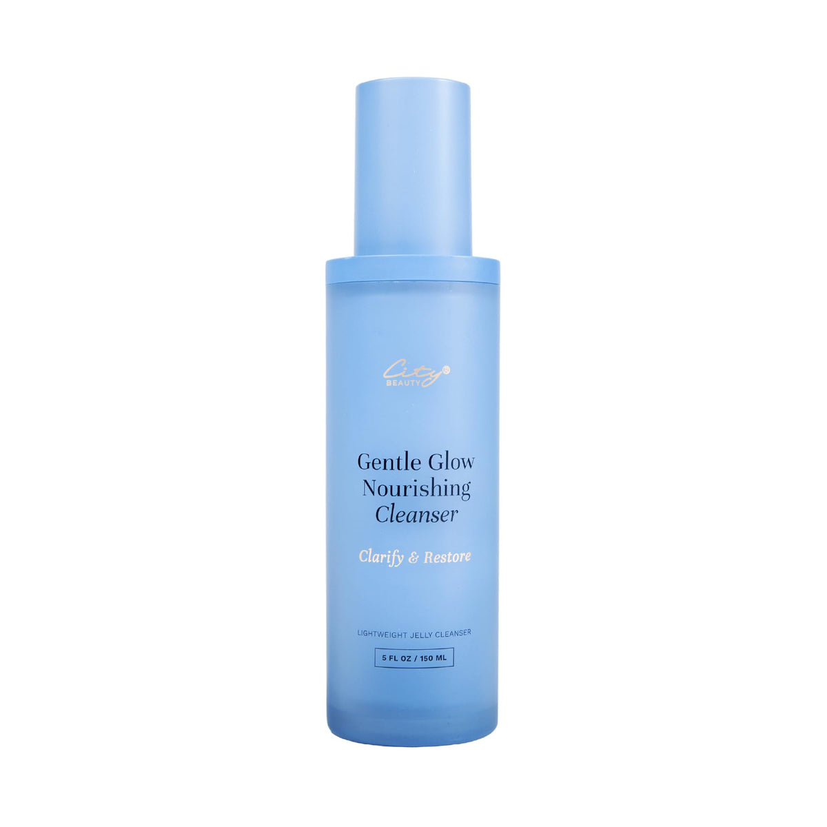 City Beauty Gentle Glow Nourishing Cleanser bottle provides hydrating cleanse for all skin types.