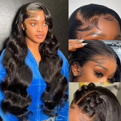 CITY GIRL body wave lace front wig 26 inch for natural, voluminous daily style