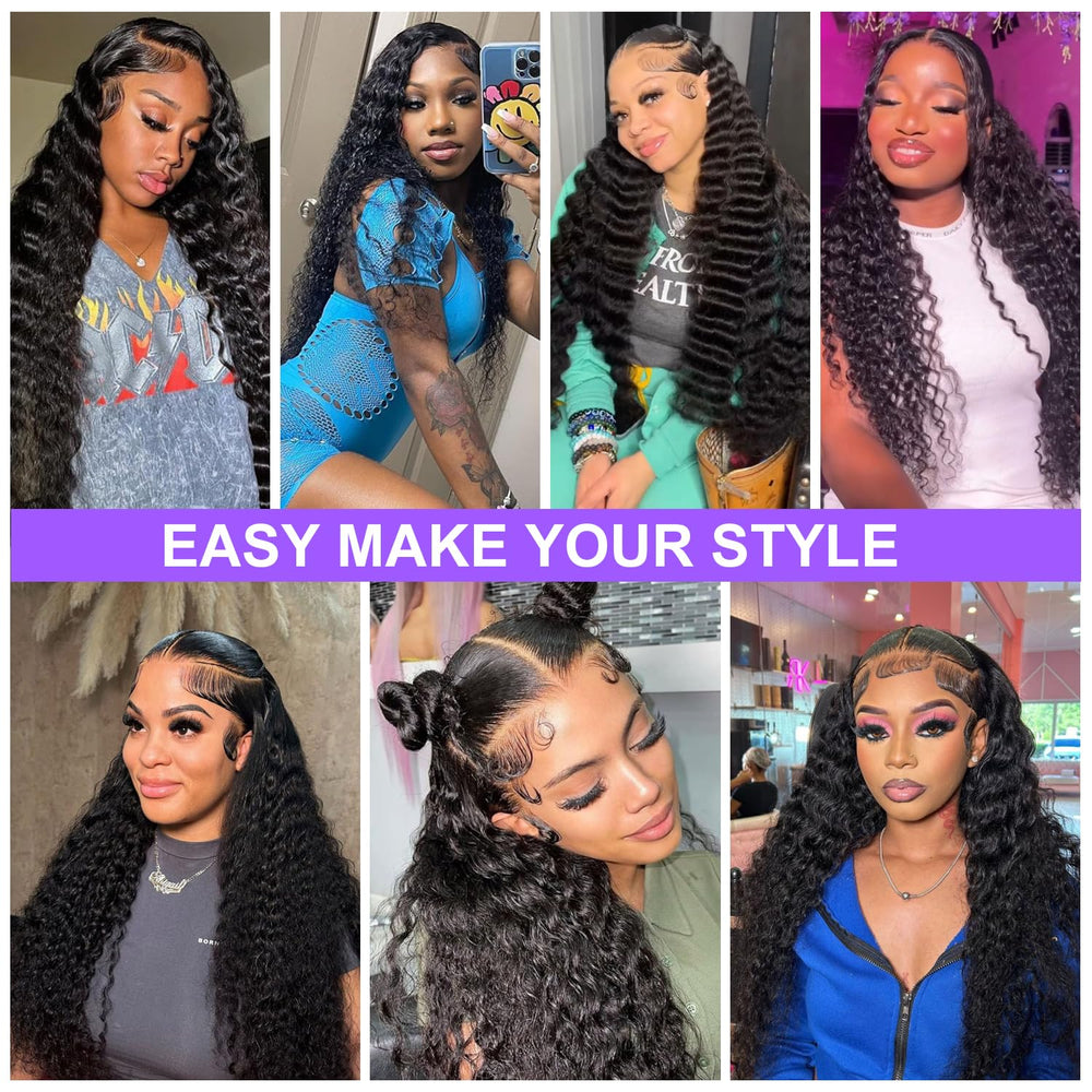 City Girl Deep Wave wig packaging preview suitable for gifting or travel.