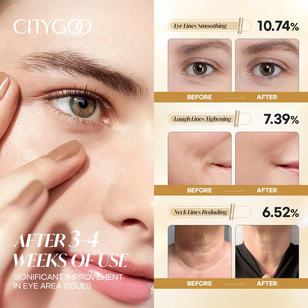CITYGOO eye stick packaging highlighting portable design for travel.