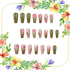 CJDLTS artificial nails full cover gradient for easy at-home manicure