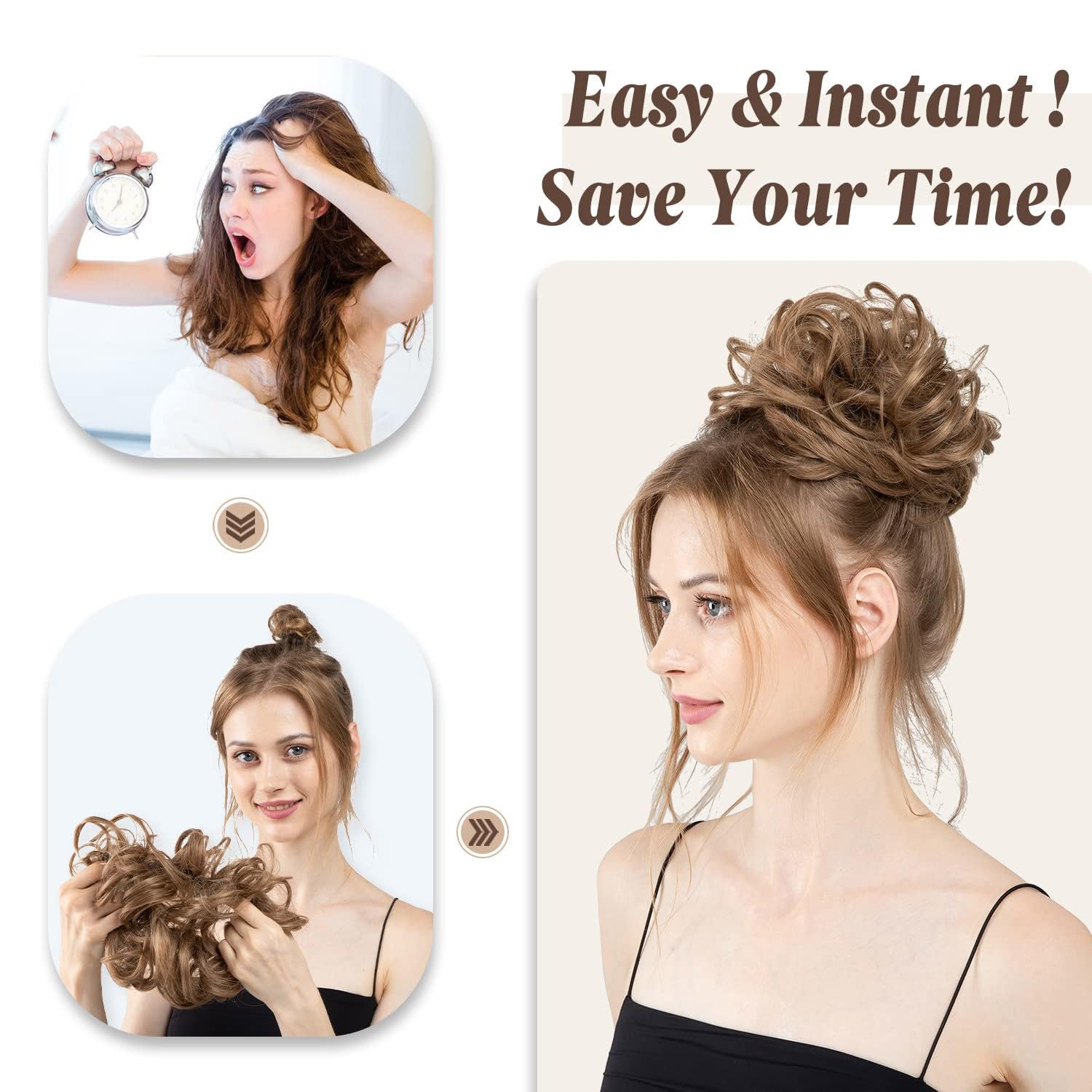 CJL HAIR 55 gram bun accessory for secure, comfortable wear