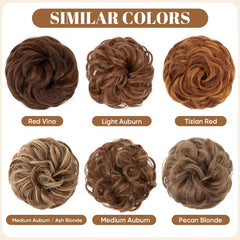 CJL HAIR adjustable bun elastic for secure, comfortable wear