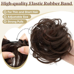 CJL HAIR high bun look blends with natural color seamlessly