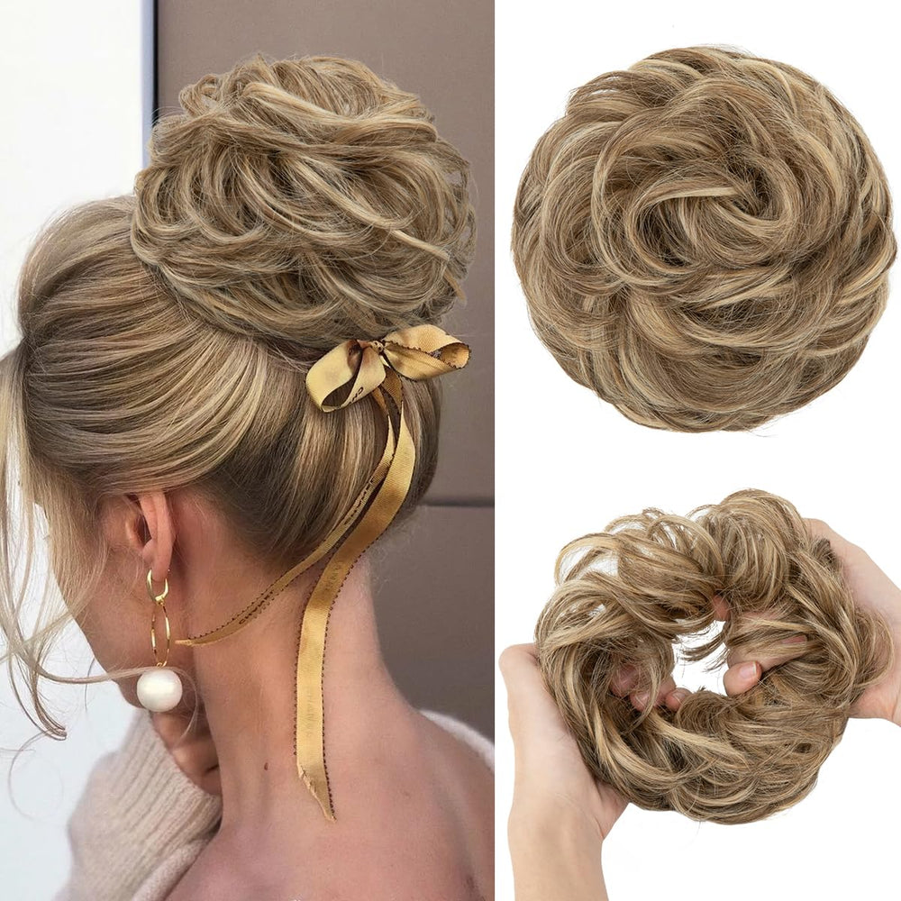 CJL HAIR large messy bun piece adds instant volume for everyday wear.