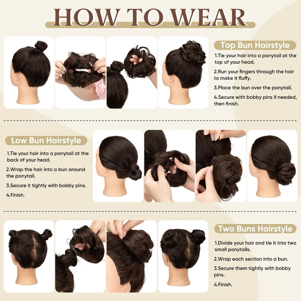 CJL HAIR shake and comb tip for fuller, bouncier buns
