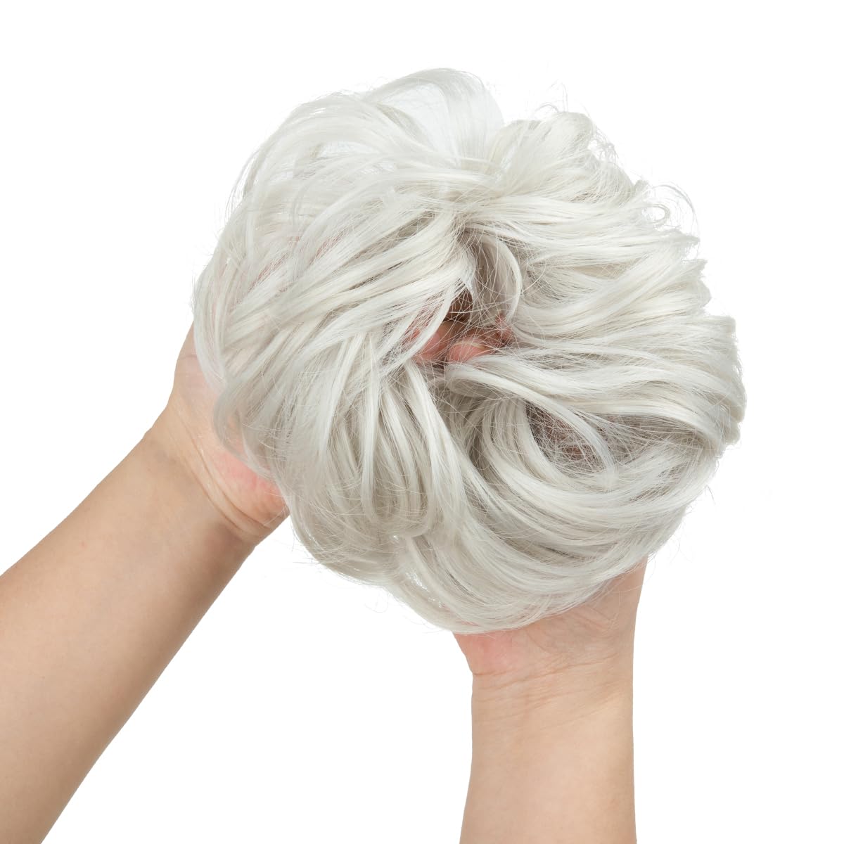 CJL HAIR synthetic chignon creates wedding-ready updos with ease