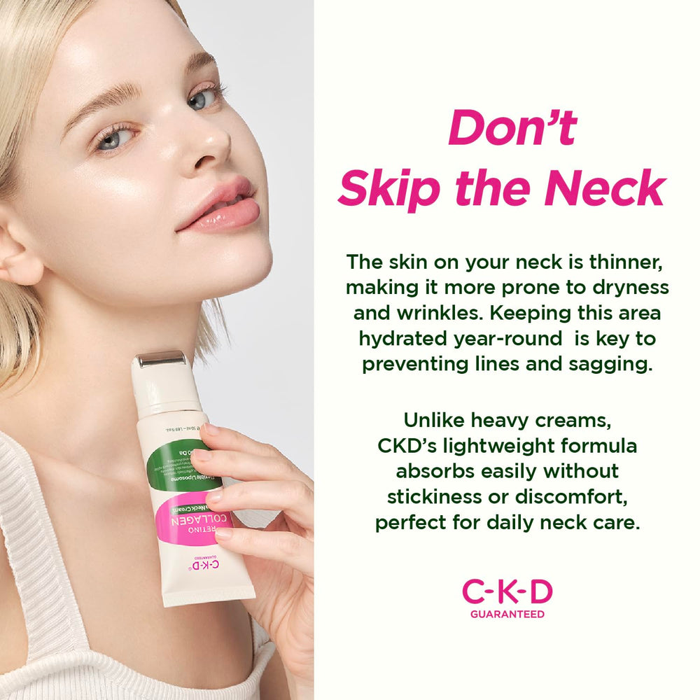 CKD Guaranteed neck and jawline application demo for lifting