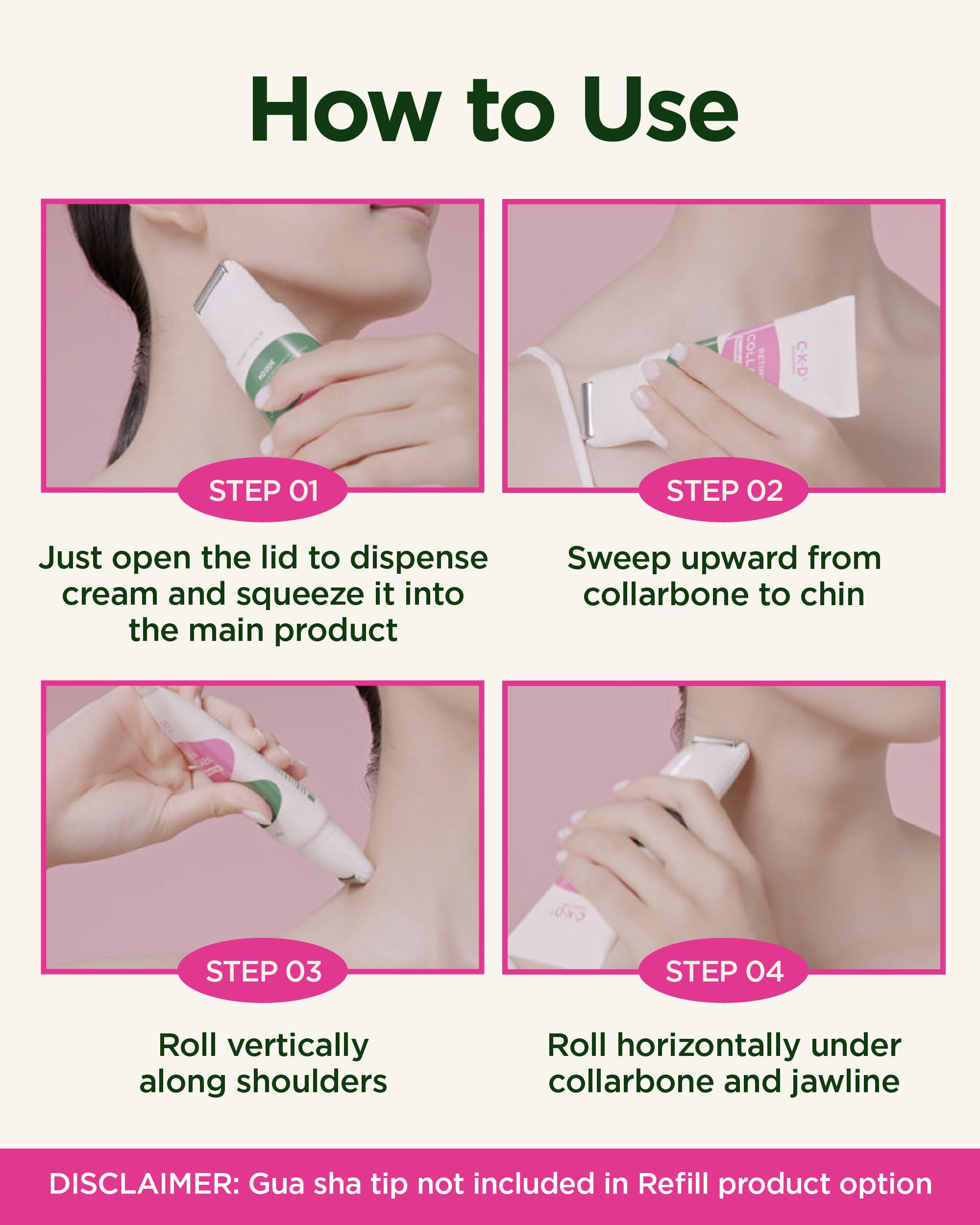 CKD Guaranteed Retino Collagen Neck Cream refill packaging.