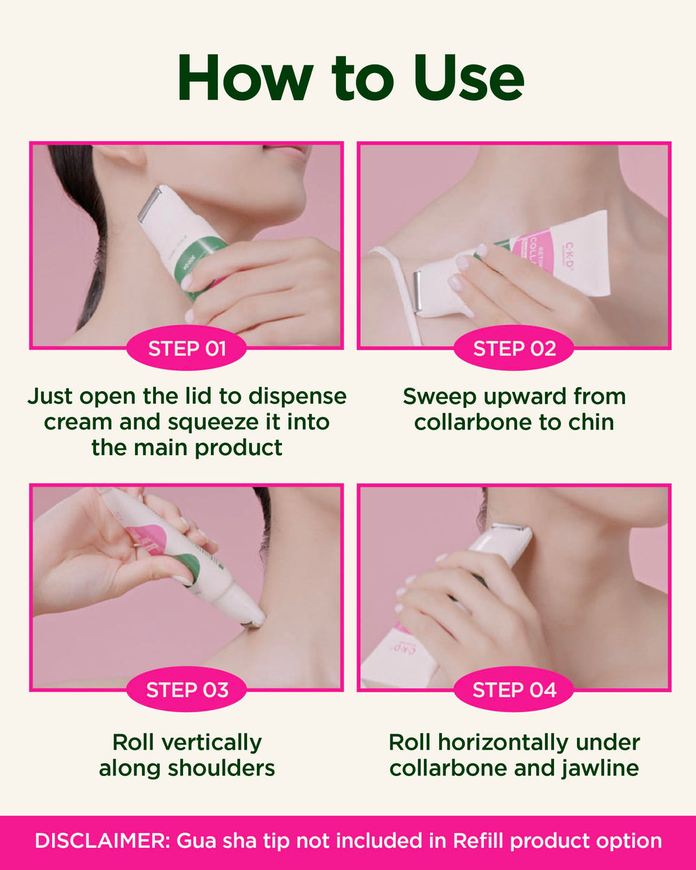 CKD Guaranteed Retino Collagen Neck Cream refill packaging.